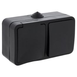 Afbeelding voor categorie Schakelmateriaal spatwaterdicht opbouw